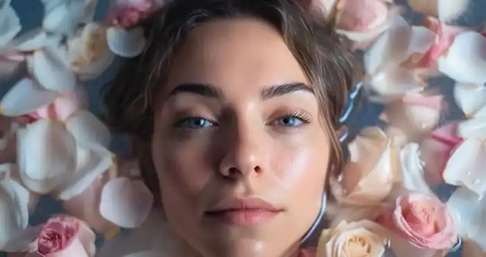 استفاده از گلاب برای صورت قبل از خواب و خواص گلاب برای پوست
